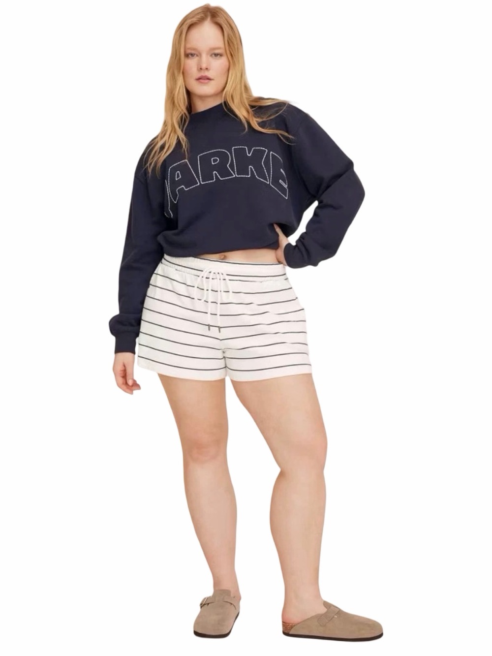 PARKE x Target High-Rise Drawstring Knit Pull-On Shorts - Size Medium